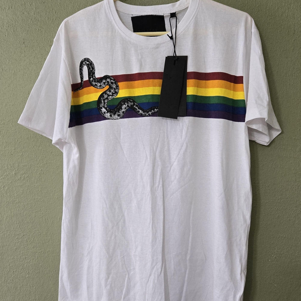 NWT Soulstar White Short sleeve Men's T-shirt Size XL